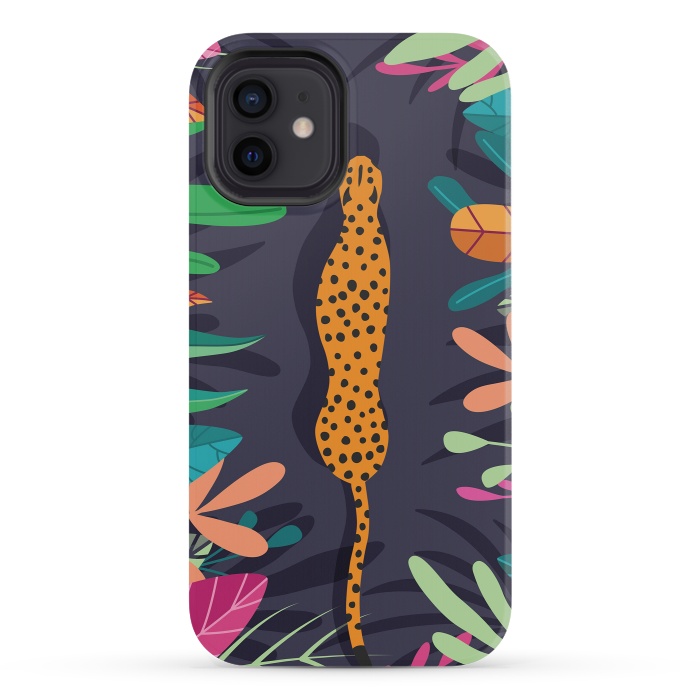 iPhone 12 mini StrongFit Cheetah walking in the wild by Jelena Obradovic