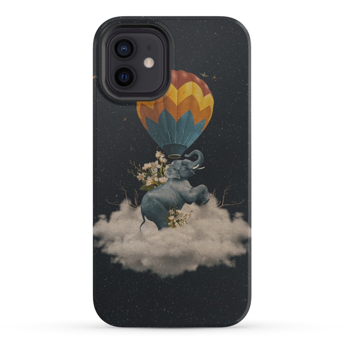 iPhone 12 mini StrongFit Between Clouds by Eleaxart