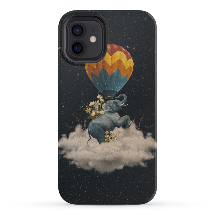 iPhone 12 StrongFit Between Clouds by Eleaxart