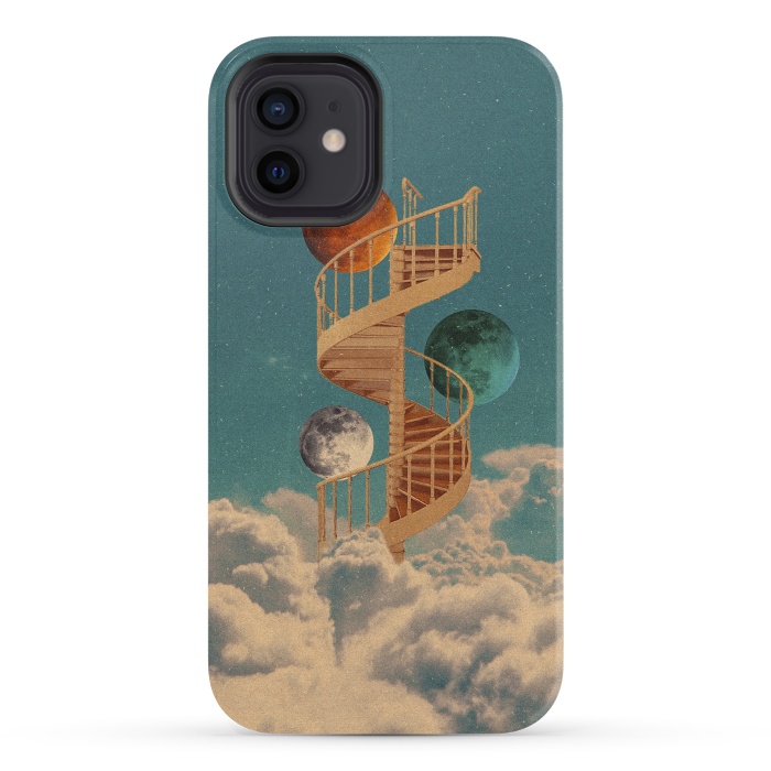 iPhone 12 StrongFit Stairway to the moon by Eleaxart