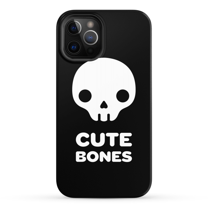 iPhone 12 Pro StrongFit Cute skull by Laura Nagel