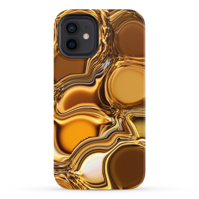 iPhone 12 StrongFit Golden Oil by Martina