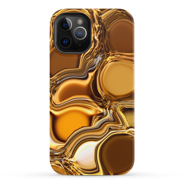 iPhone 12 Pro StrongFit Golden Oil by Martina