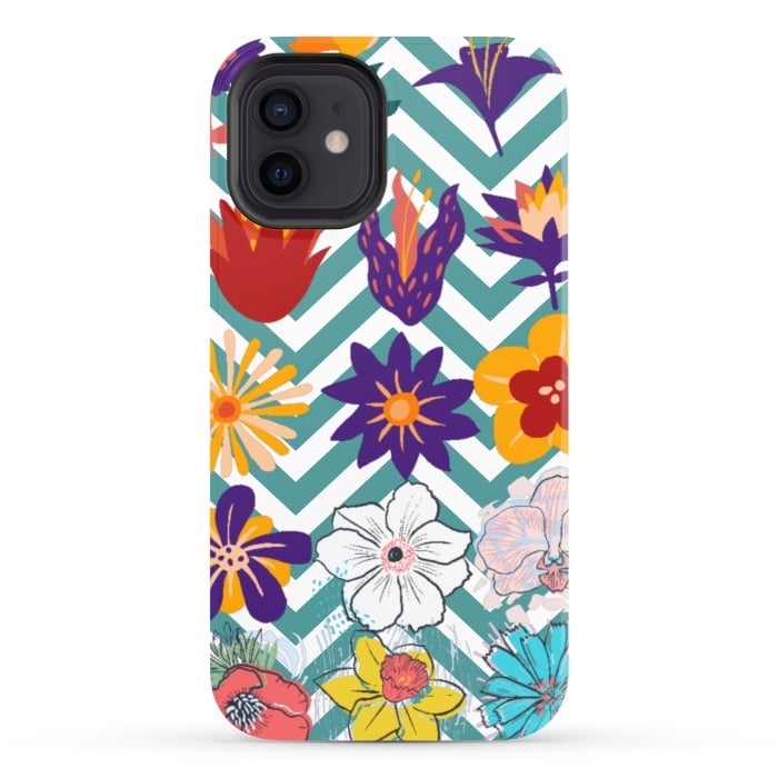 iPhone 12 StrongFit Flowers by Winston