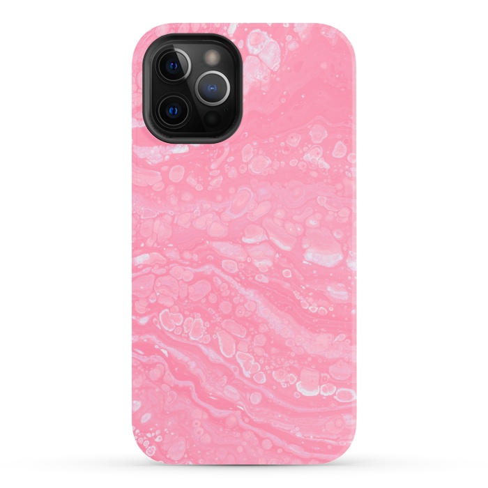 iPhone 12 Pro StrongFit Pink marble  by Winston