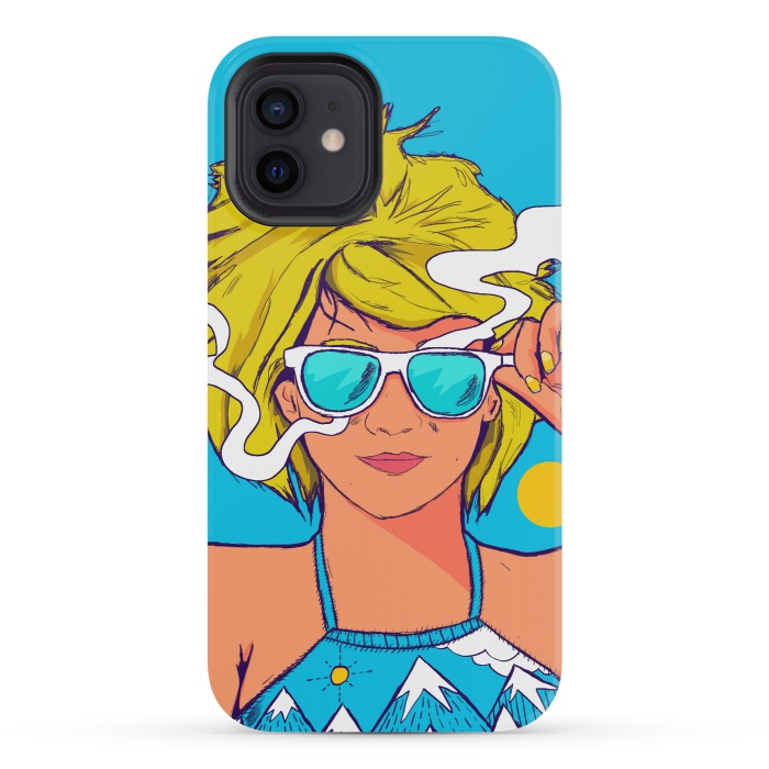 iPhone 12 mini StrongFit The summer girl by Steve Wade (Swade)