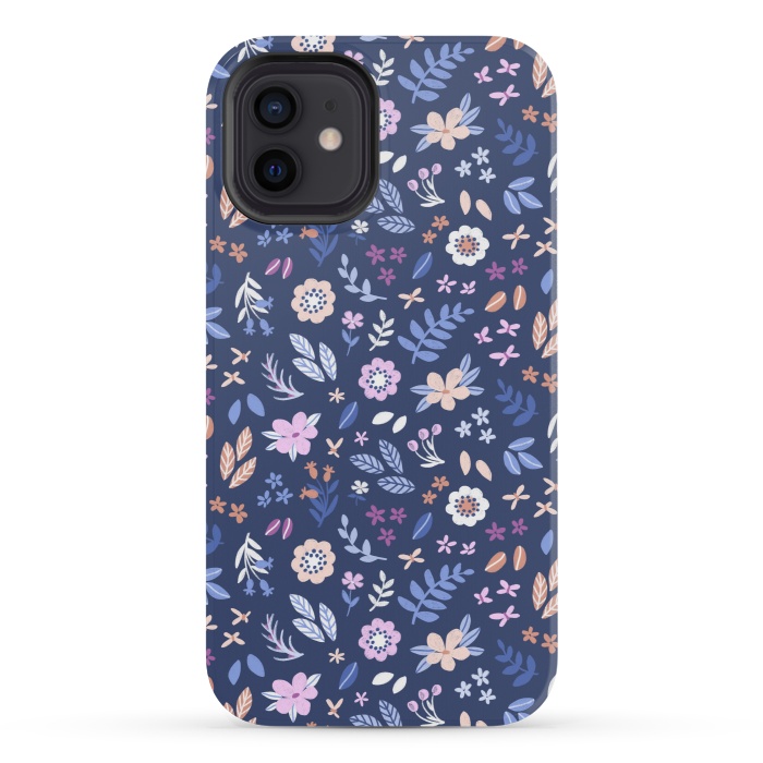 iPhone 12 mini StrongFit City Floral by Tishya Oedit