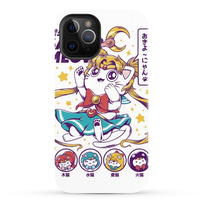 iPhone 12 Pro StrongFit Sailor Meow II by Ilustrata