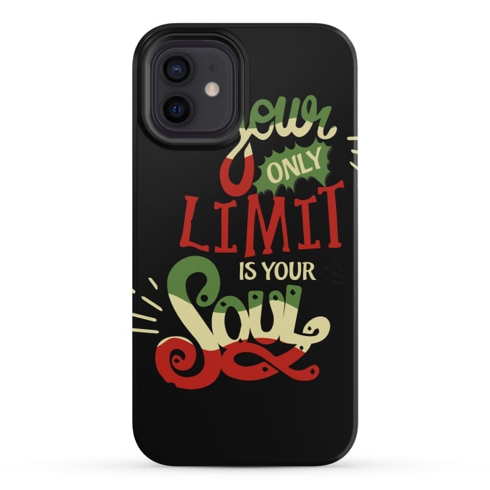 iPhone 12 mini StrongFit YOUR ONLY LIMIT IS YOUR SOUL by MALLIKA