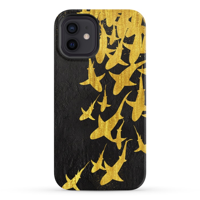 iPhone 12 StrongFit Golden Sharks by Alberto