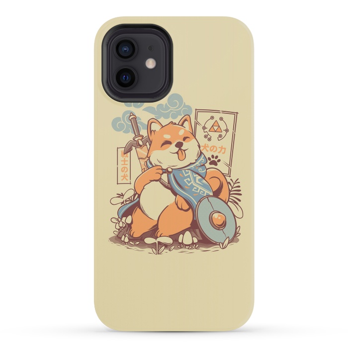 iPhone 12 mini StrongFit The legend of Dog by Ilustrata