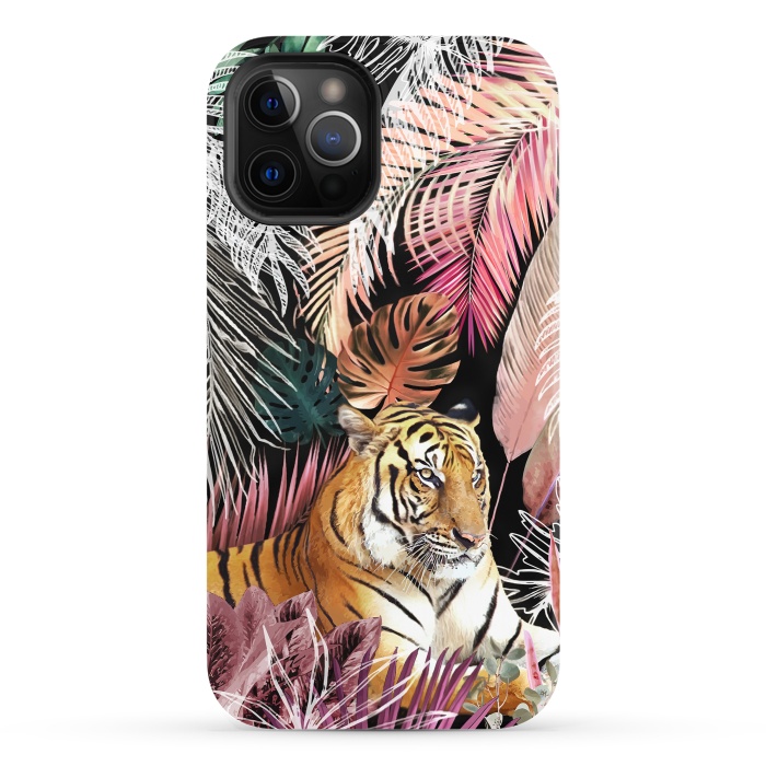 iPhone 12 Pro StrongFit Jungle Tiger 01 by amini54