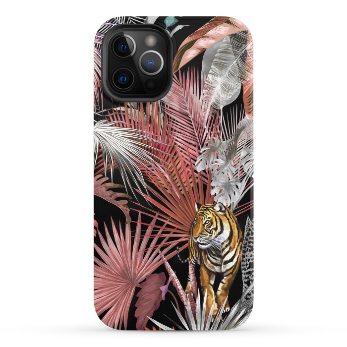 iPhone 12 Pro StrongFit Jungle Tiger 02 by amini54
