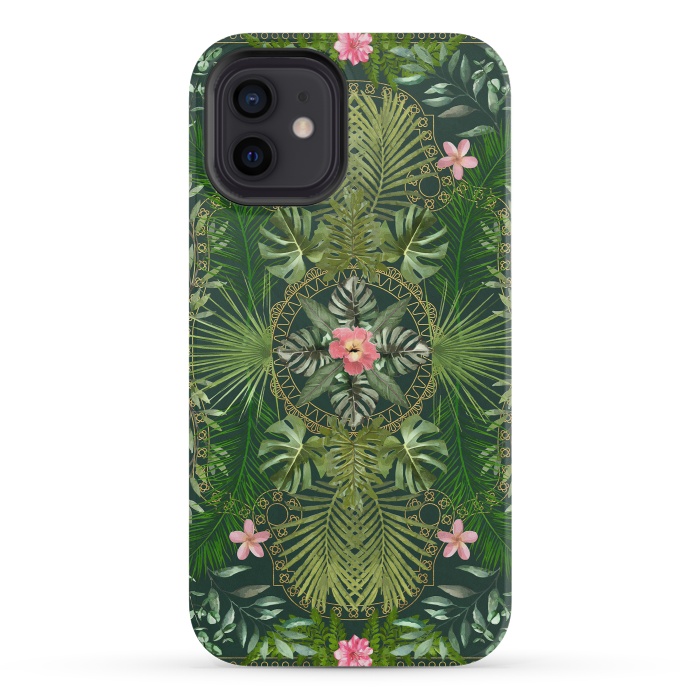iPhone 12 mini StrongFit Tropical Foliage 15 by amini54