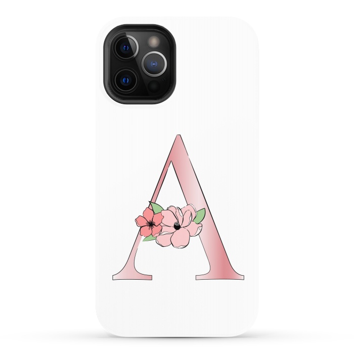 iPhone 12 Pro StrongFit Monogram Letter A by Martina