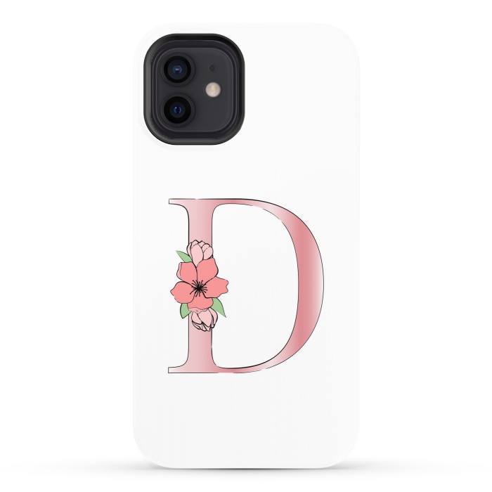 iPhone 12 StrongFit Monogram Letter D by Martina
