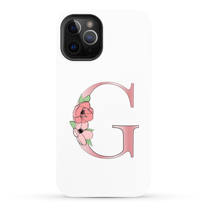 iPhone 12 Pro StrongFit Monogram Letter G by Martina