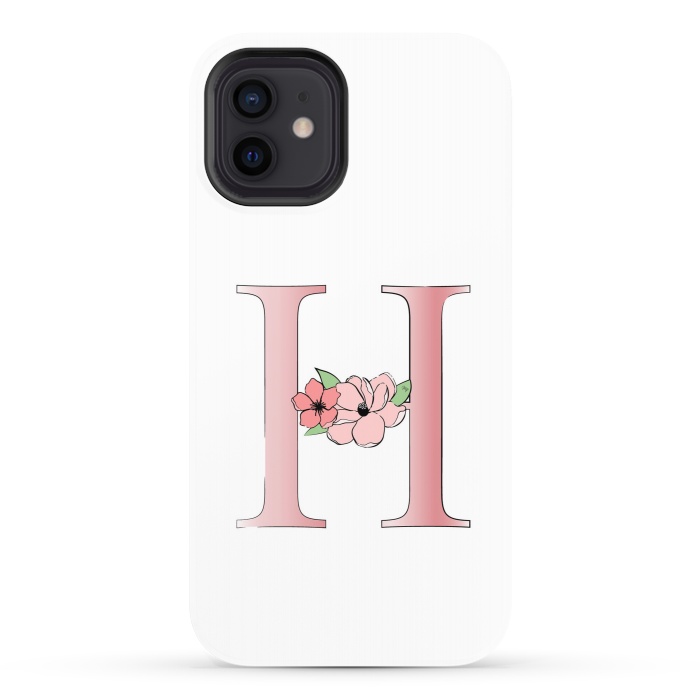 iPhone 12 StrongFit Monogram Letter H by Martina