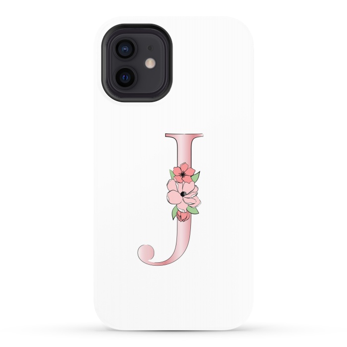 iPhone 12 StrongFit Monogram Letter J by Martina
