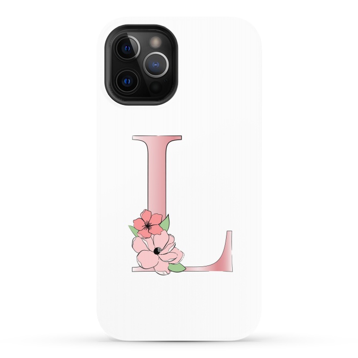 iPhone 12 Pro StrongFit Monogram Letter L by Martina