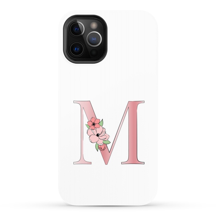 iPhone 12 Pro StrongFit Monogram Letter M by Martina