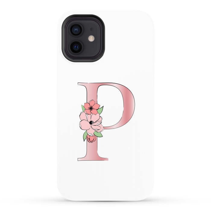 iPhone 12 StrongFit Monogram Letter P by Martina