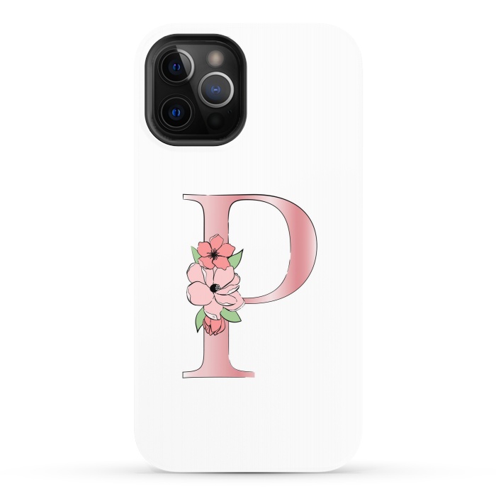 iPhone 12 Pro StrongFit Monogram Letter P by Martina