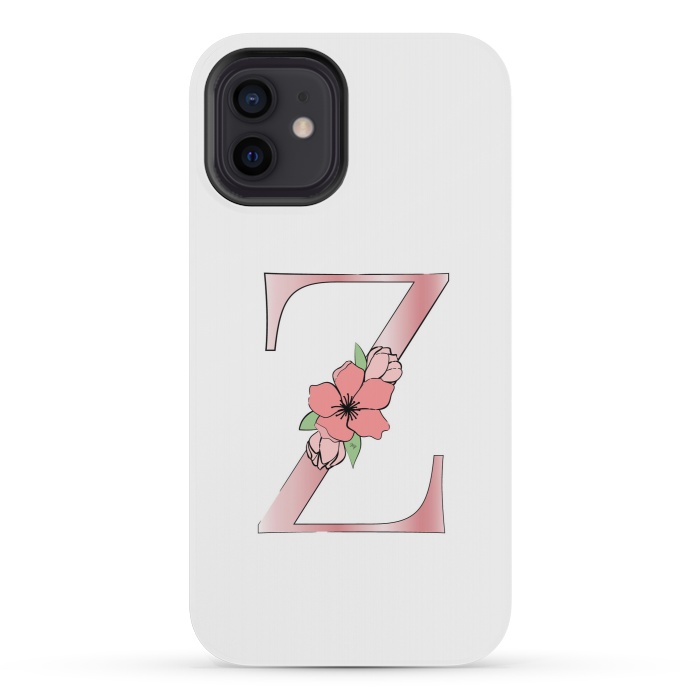 iPhone 12 mini StrongFit Monogram Letter Z by Martina