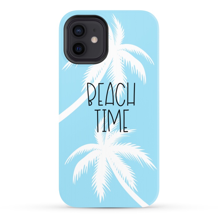 iPhone 12 StrongFit Blue Beach Time by Martina