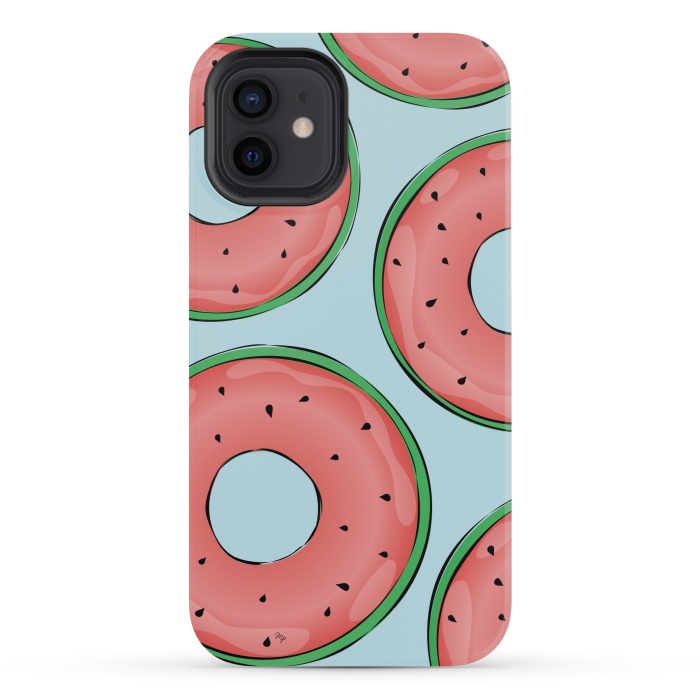 iPhone 12 mini StrongFit Water melons by Martina