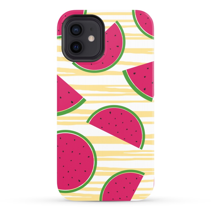 iPhone 12 StrongFit Yummy melons by Martina