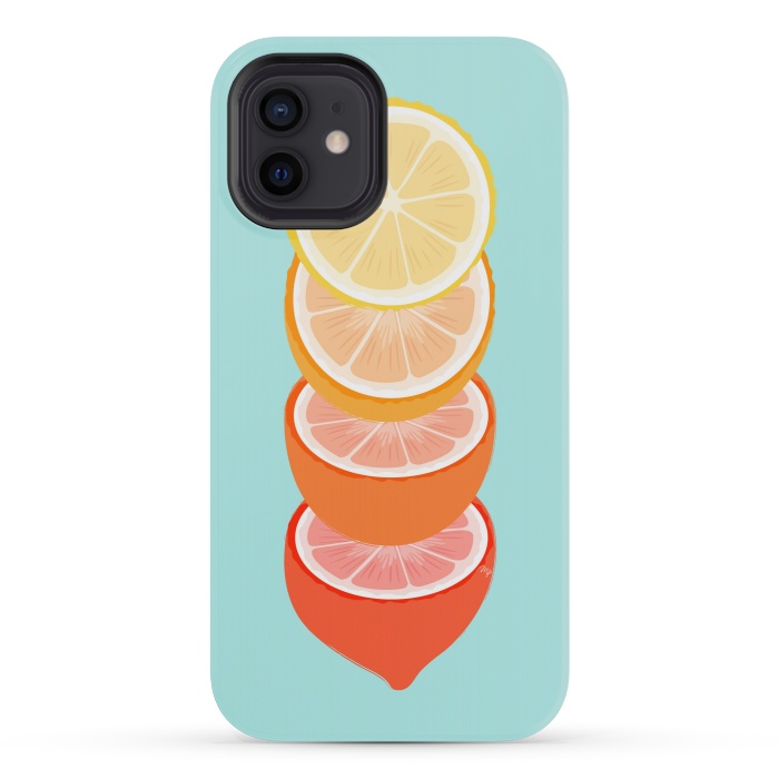iPhone 12 mini StrongFit Citrus Love by Martina