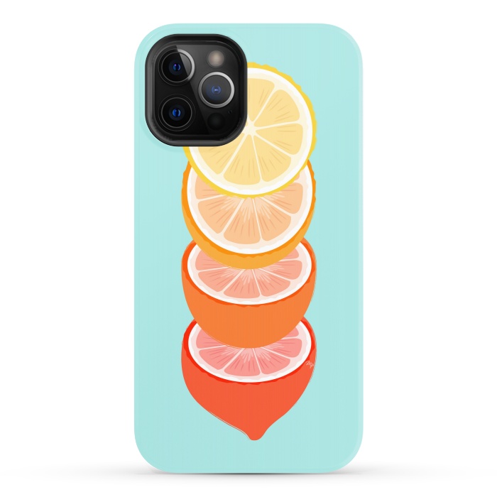 iPhone 12 Pro StrongFit Citrus Love by Martina