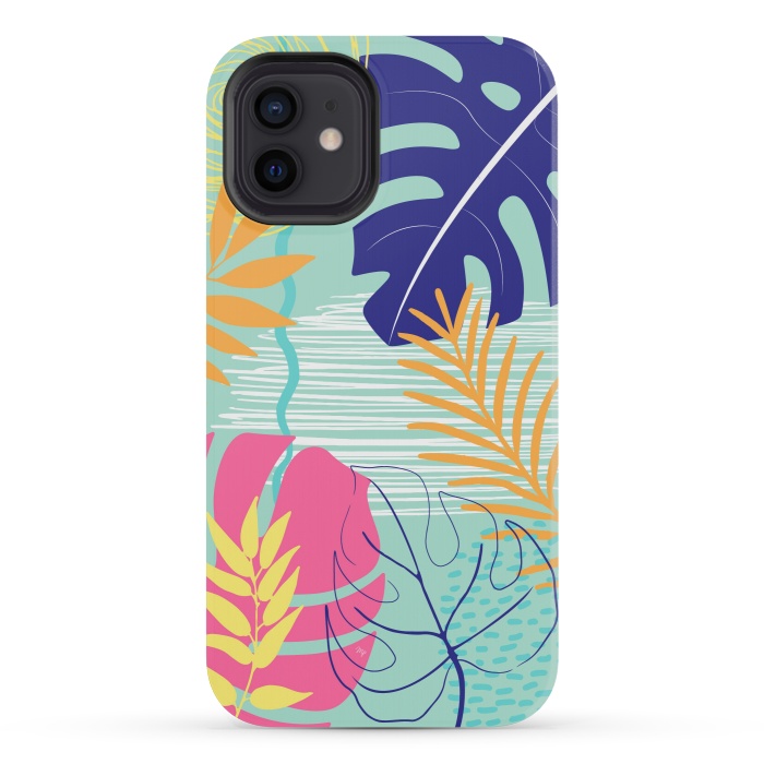 iPhone 12 mini StrongFit Tropical Mood by Martina