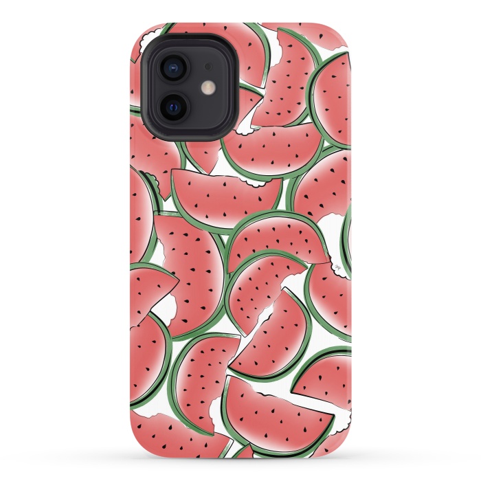 iPhone 12 StrongFit Water melon pattern by Martina