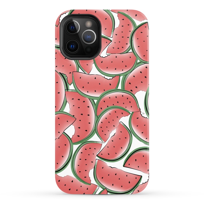 iPhone 12 Pro StrongFit Water melon pattern by Martina