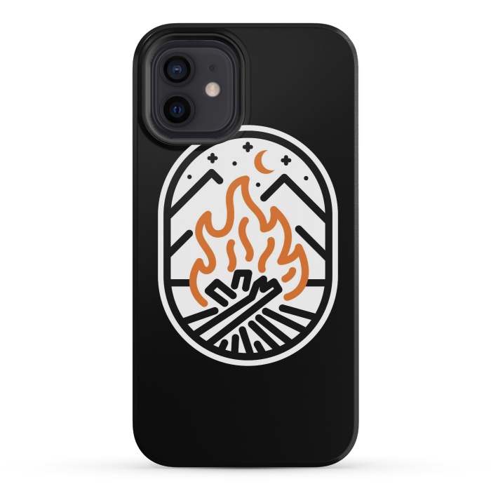 iPhone 12 mini StrongFit Camp Fire 1 by Afif Quilimo