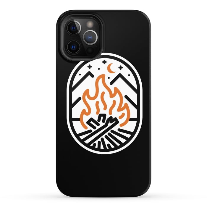 iPhone 12 Pro StrongFit Camp Fire 1 by Afif Quilimo