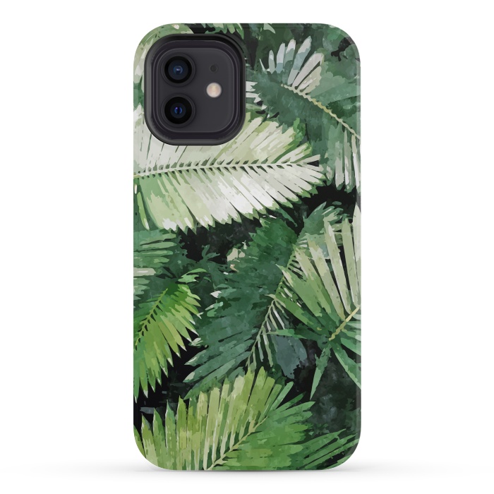 iPhone 12 mini StrongFit Life is better with palm trees by Uma Prabhakar Gokhale