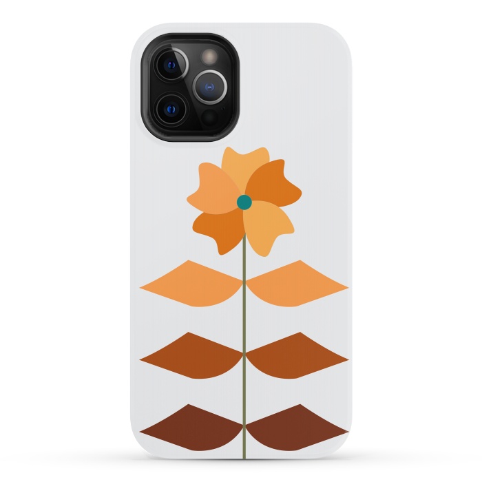 iPhone 12 Pro StrongFit Geometrical Floral by Creativeaxle