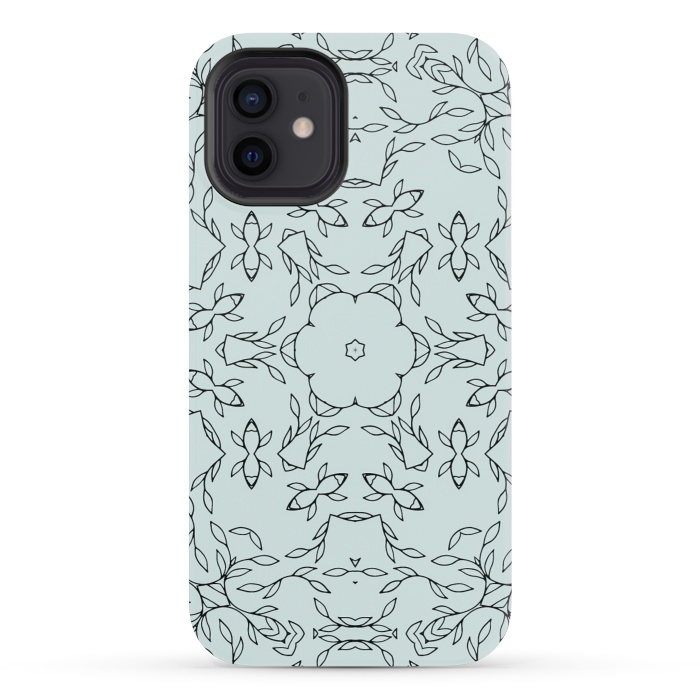 iPhone 12 mini StrongFit Creeper Kaleidoscope Mandala by Creativeaxle