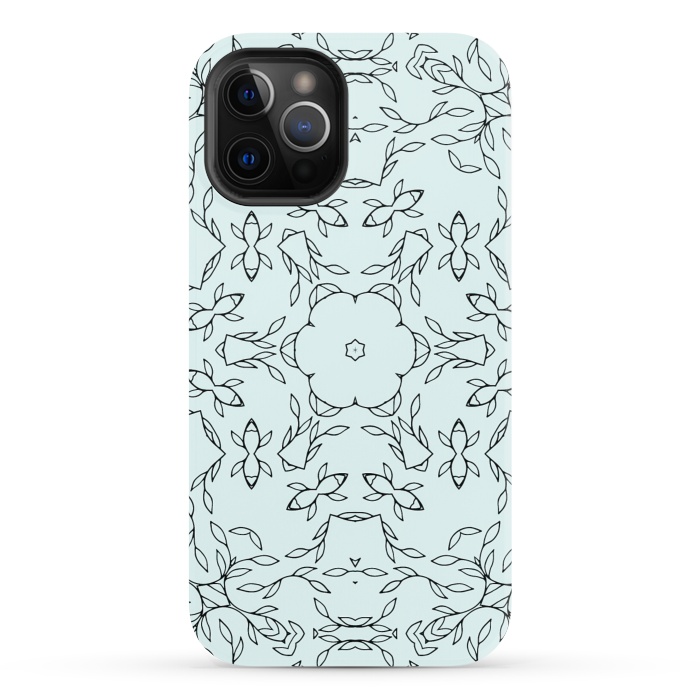 iPhone 12 Pro StrongFit Creeper Kaleidoscope Mandala by Creativeaxle