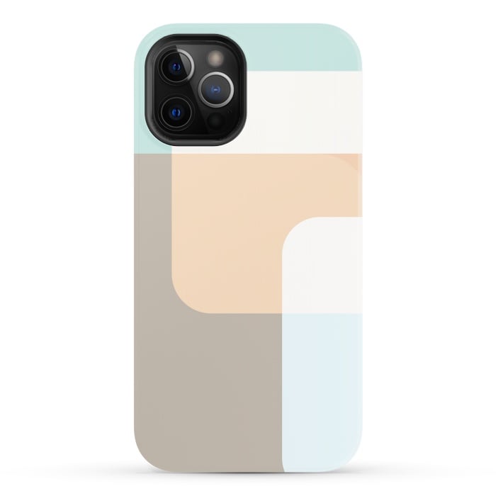 iPhone 12 Pro StrongFit Geometrical Minimal Art 03 by Creativeaxle