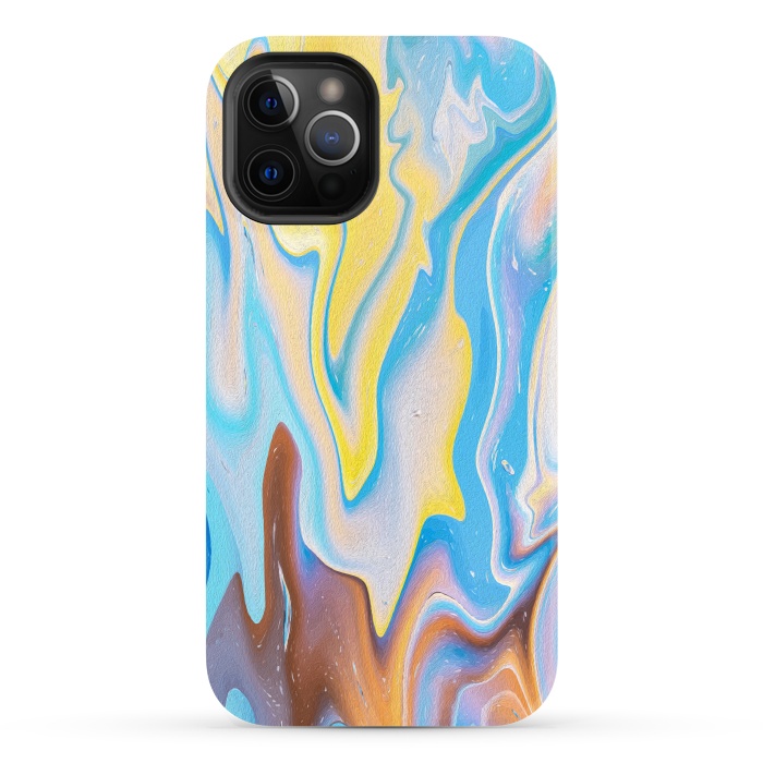 iPhone 12 Pro StrongFit Abstract Marble-II by Creativeaxle