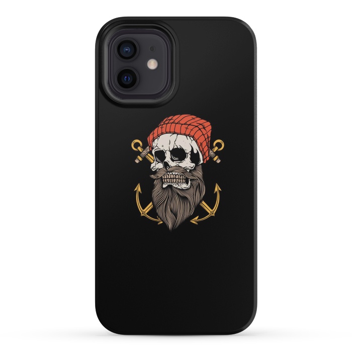 iPhone 12 mini StrongFit Skull Anchor 1 by Afif Quilimo