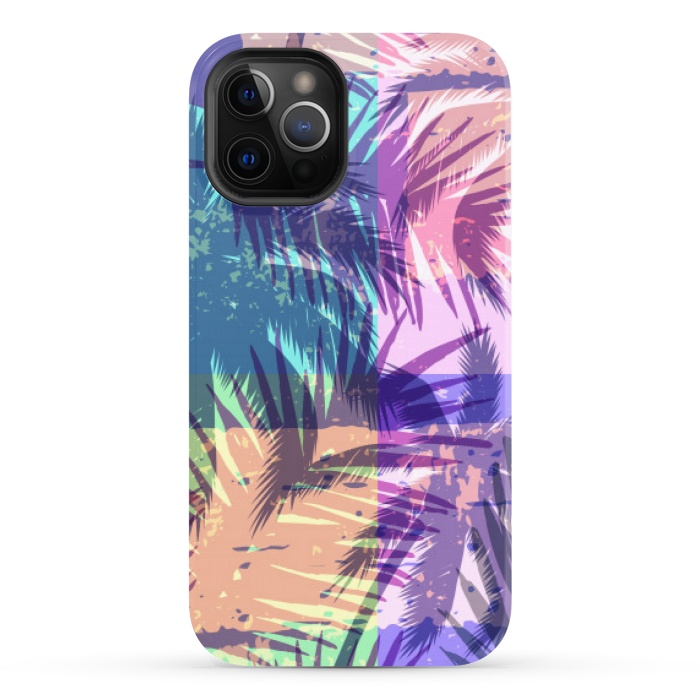 iPhone 12 Pro StrongFit mosaic tropical pattern by MALLIKA