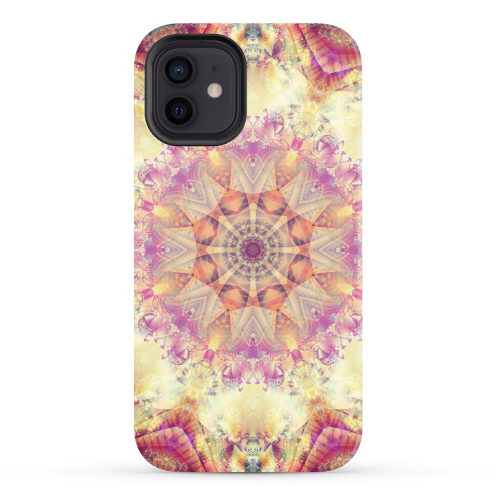 iPhone 12 StrongFit Abstract Decorative Multicolored Texture by ArtsCase