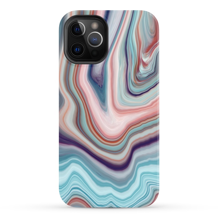 iPhone 12 Pro StrongFit Abstract Marble Design VI by ArtsCase