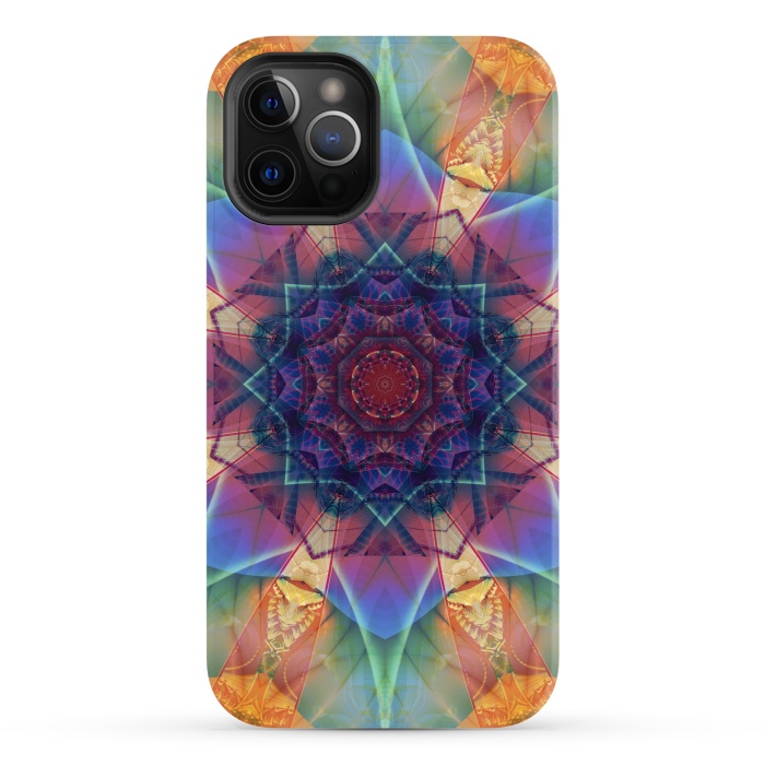 iPhone 12 Pro StrongFit Ancient Geometry With a Star Field by ArtsCase