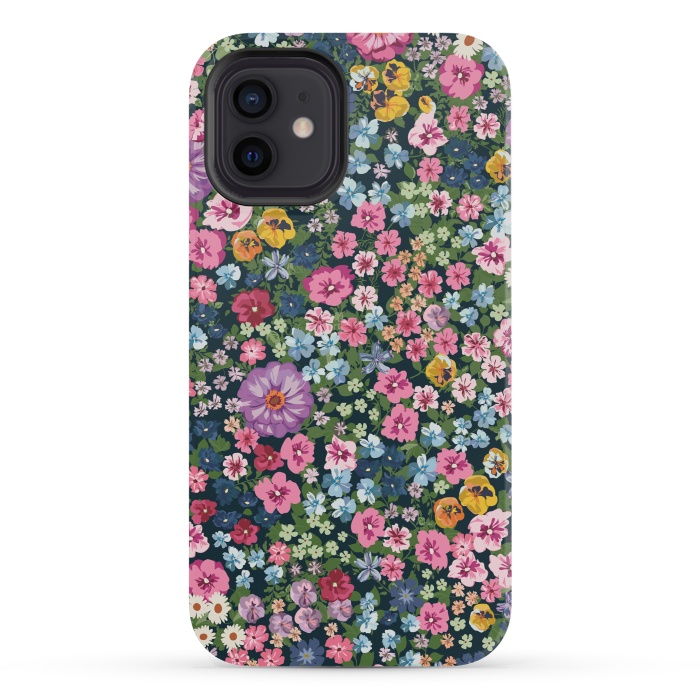 iPhone 12 mini StrongFit Beatiful and Cute Flowers in Different Colors XI by ArtsCase